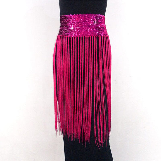 Tassel Fringe Midi Skirt - AMOROUSDRESS