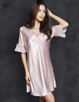 Charming Silk Lace Dress - AMOROUSDRESS
