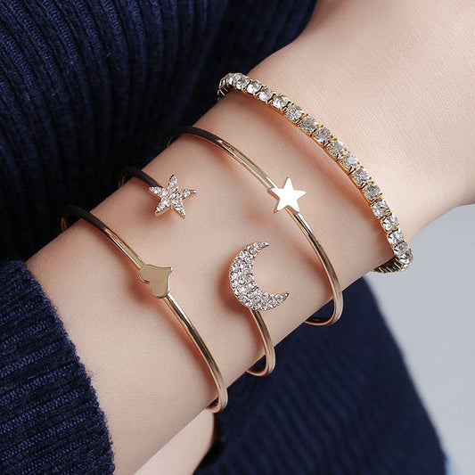 Mia Charming Bracelet Set (4 Pcs) - AMOROUSDRESS