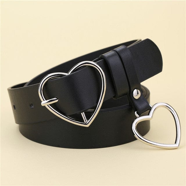 Cute Leather Heart Belt - AMOROUSDRESS