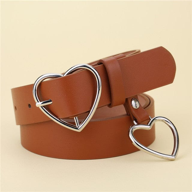 Cute Leather Heart Belt - AMOROUSDRESS