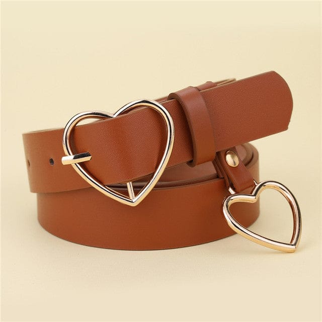 Cute Leather Heart Belt - AMOROUSDRESS