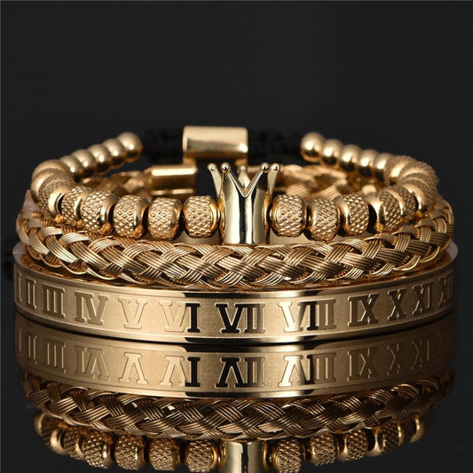 Luxury Roman Royal Crown Bracelet - AMOROUSDRESS