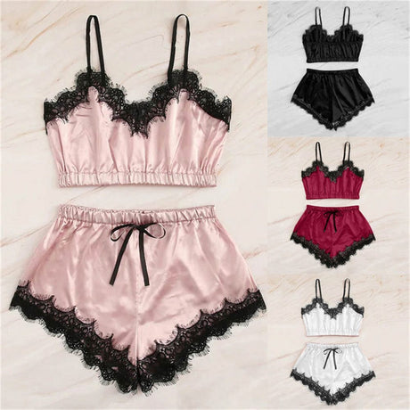 Princess Lace Short Set - AMOROUSDRESS