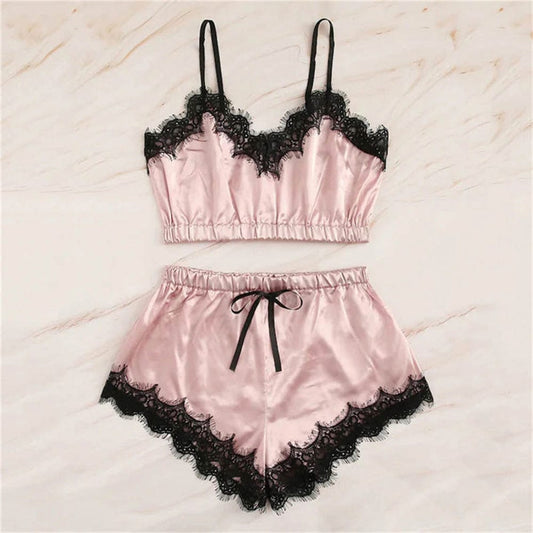 Princess Lace Short Set - AMOROUSDRESS