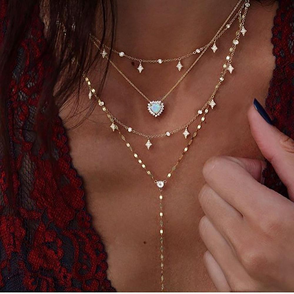 Pretty Love Multilayer Necklaces - AMOROUSDRESS