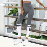 Tania Striped Fitness Leggings - AMOROUSDRESS