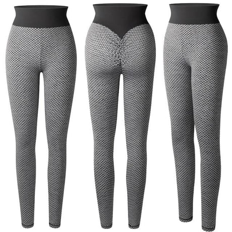 High Waist Compression Fitness Leggings - AMOROUSDRESS