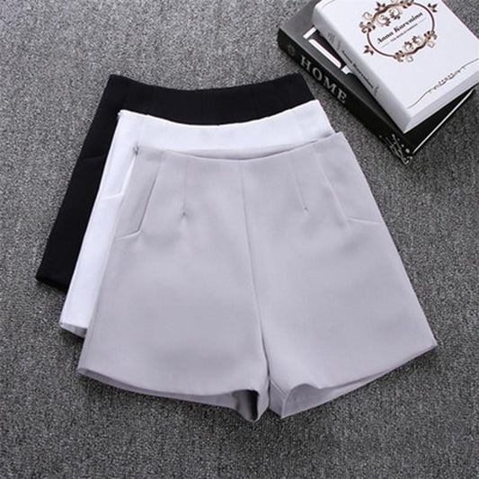 High Waist Fashion Suit Shorts - AMOROUSDRESS