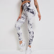 Booty Lift Tie Dye Fit Leggings - AMOROUSDRESS