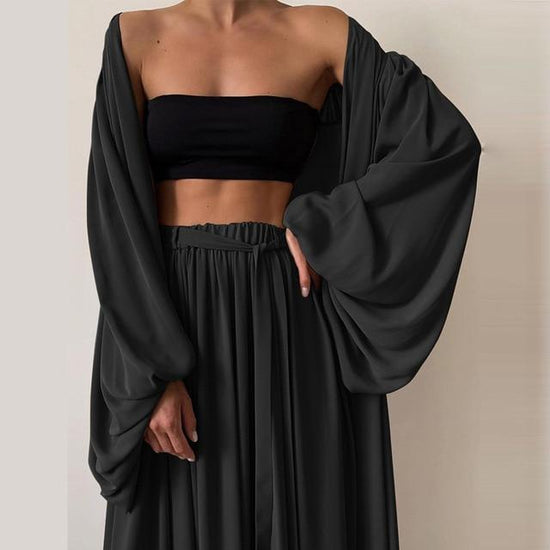 Hot Chic Three Piece Fashion Set - AMOROUSDRESS