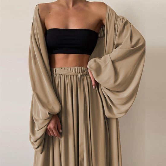 Hot Chic Three Piece Fashion Set - AMOROUSDRESS