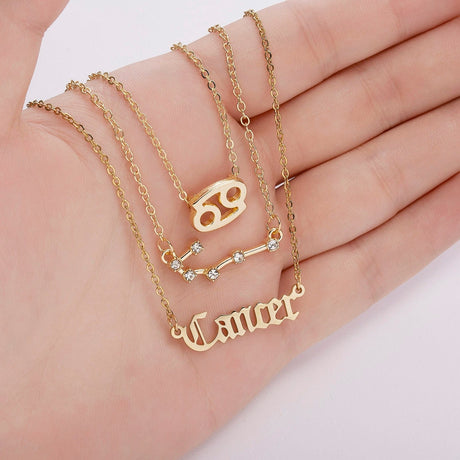 Zodiac Charm Jewelry Set - AMOROUSDRESS