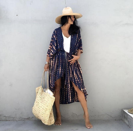 Aesthetic Flare Kimono - AMOROUSDRESS