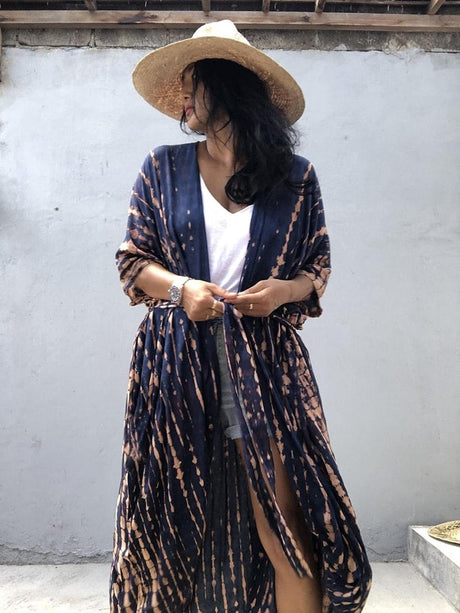 Aesthetic Flare Kimono - AMOROUSDRESS