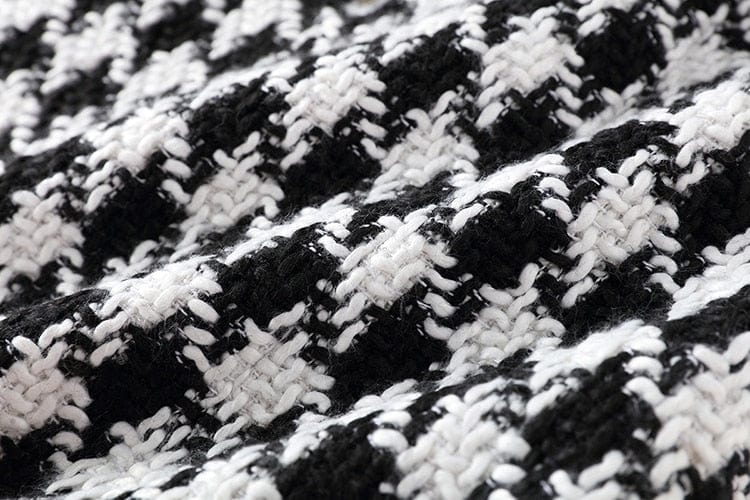 Tweed Wool Mini Skirt - AMOROUSDRESS