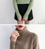 Darling Cashmere Turtleneck Sweater - AMOROUSDRESS