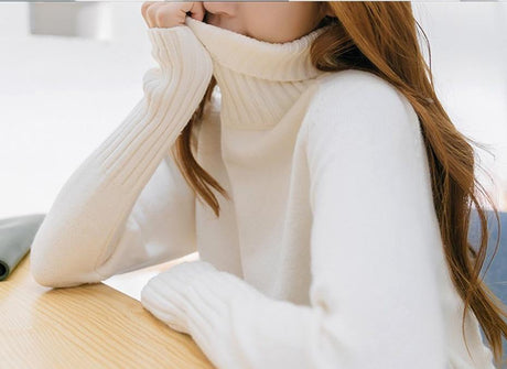 Darling Cashmere Turtleneck Sweater - AMOROUSDRESS