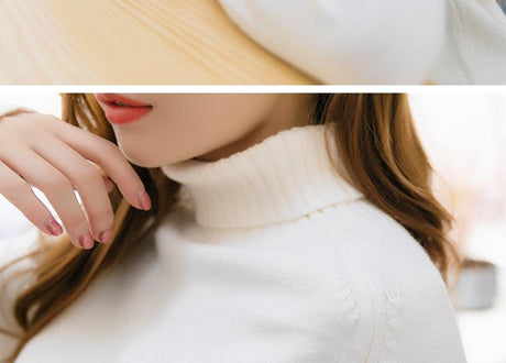 Darling Cashmere Turtleneck Sweater - AMOROUSDRESS