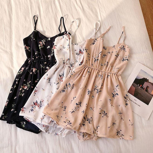 Floral Bohemian Romper - AMOROUSDRESS