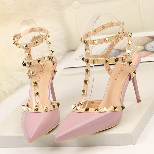 Rivet Luxury Designer Heels - AMOROUSDRESS