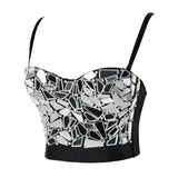 Sexy Rhinestone Corset Top - AMOROUSDRESS