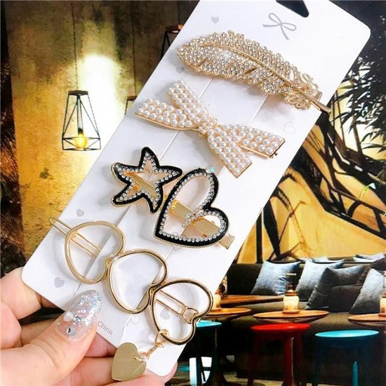 Sweetie Hair Clips (4pcs) - AMOROUSDRESS