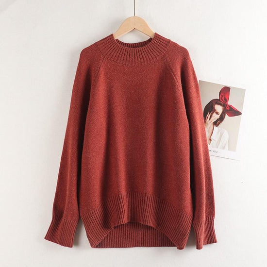 Fine Cashmere Pullover Sweater - AMOROUSDRESS