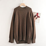 Fine Cashmere Pullover Sweater - AMOROUSDRESS