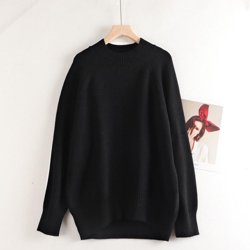 Fine Cashmere Pullover Sweater - AMOROUSDRESS