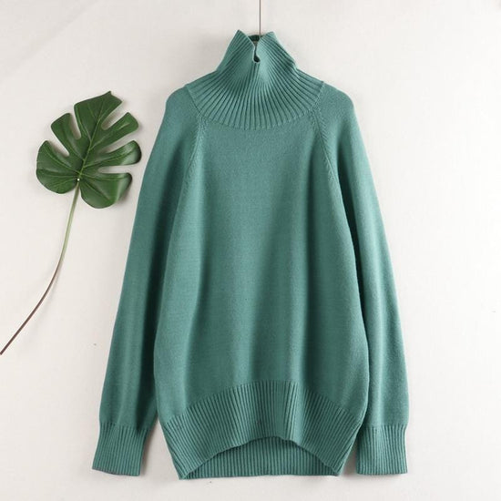 Fine Cashmere Pullover Sweater - AMOROUSDRESS