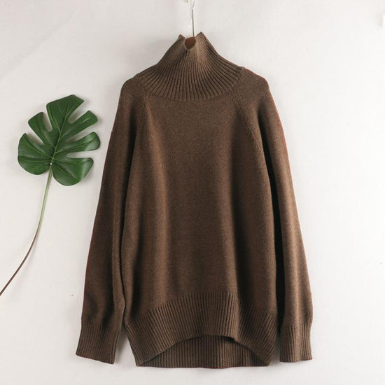 Fine Cashmere Pullover Sweater - AMOROUSDRESS