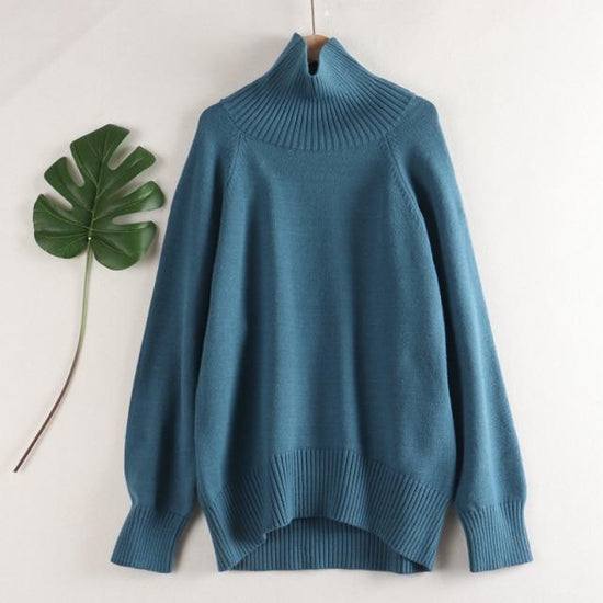Fine Cashmere Pullover Sweater - AMOROUSDRESS