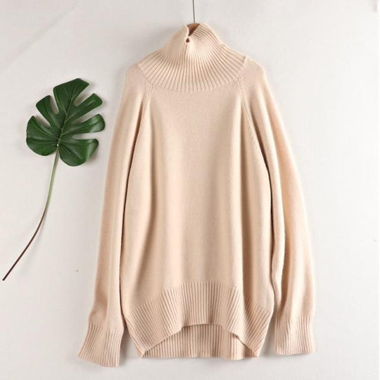 Fine Cashmere Pullover Sweater - AMOROUSDRESS