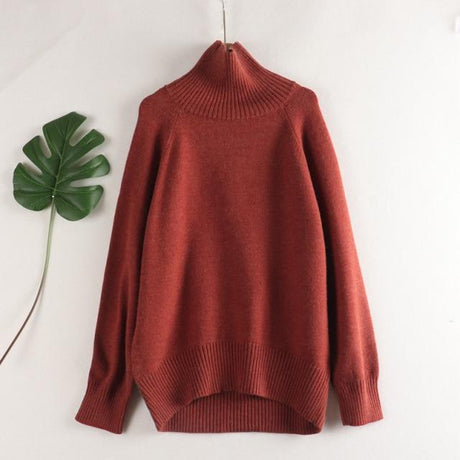 Fine Cashmere Pullover Sweater - AMOROUSDRESS