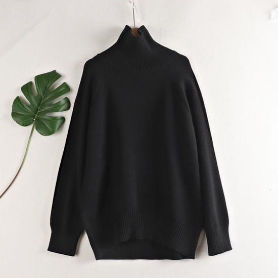 Fine Cashmere Pullover Sweater - AMOROUSDRESS