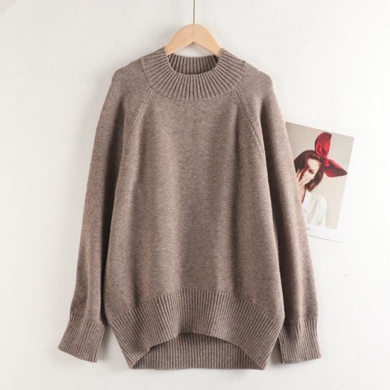 Fine Cashmere Pullover Sweater - AMOROUSDRESS