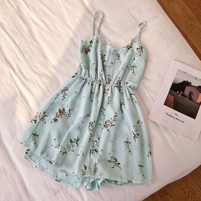 Floral Bohemian Romper - AMOROUSDRESS