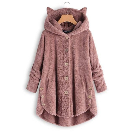 Stylish Kitty Hoodie Jacket - AMOROUSDRESS