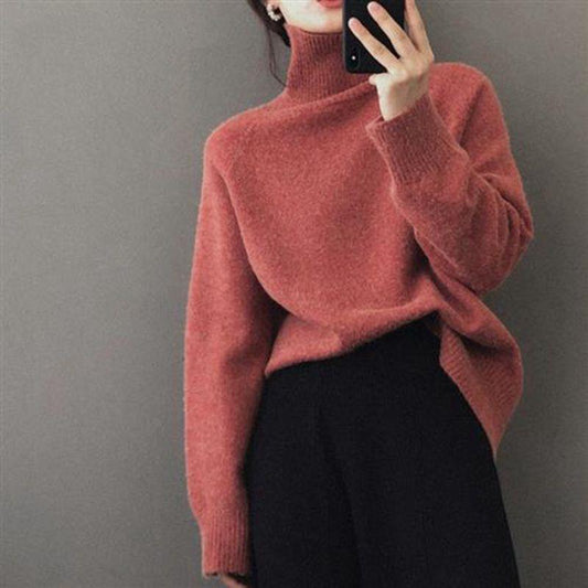 Fine Cashmere Pullover Sweater - AMOROUSDRESS