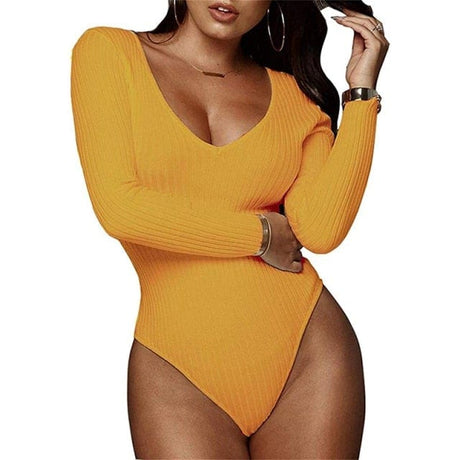 My Beloved Long Sleeve Body Suit - AMOROUSDRESS