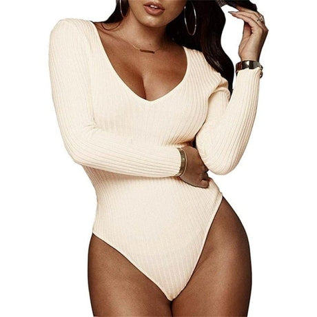 My Beloved Long Sleeve Body Suit - AMOROUSDRESS