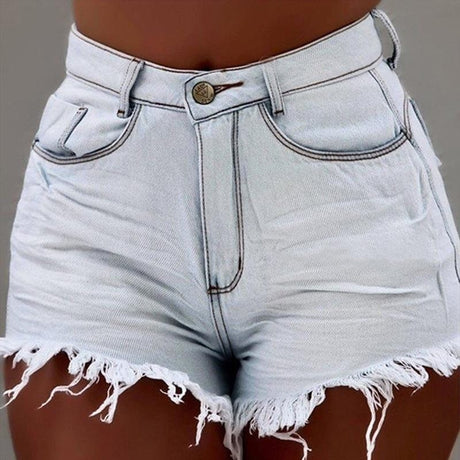 Geisha Denim Shorts - AMOROUSDRESS