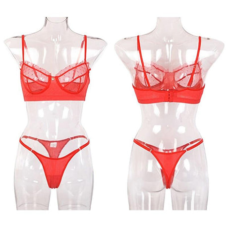 Deep V Erotic Lingerie Set - AMOROUSDRESS