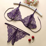 Deep V Erotic Lingerie Set - AMOROUSDRESS