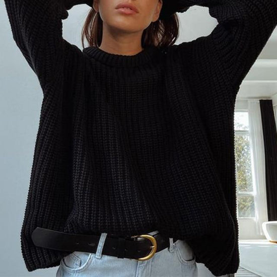 Precious Knitted Oversized Sweater - AMOROUSDRESS