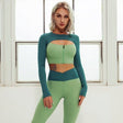 Sexy Vanity Zipper Sportwear Set - AMOROUSDRESS