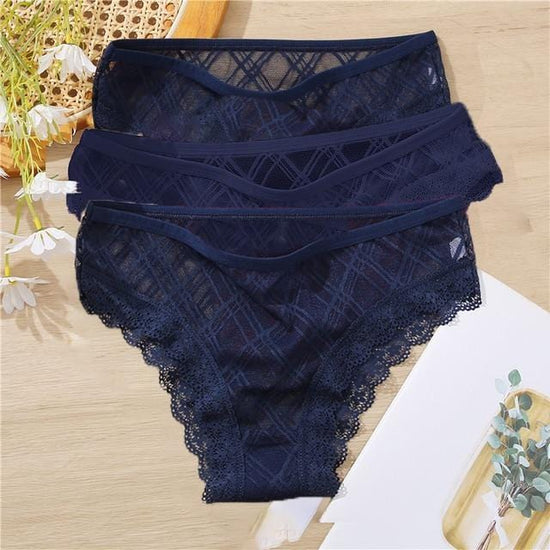Transparent Mesh Low Rise Underwear - AMOROUSDRESS