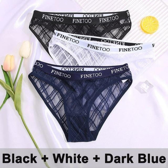 Transparent Mesh Low Rise Underwear - AMOROUSDRESS