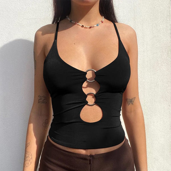 Flawless Y2k Halter Top - AMOROUSDRESS